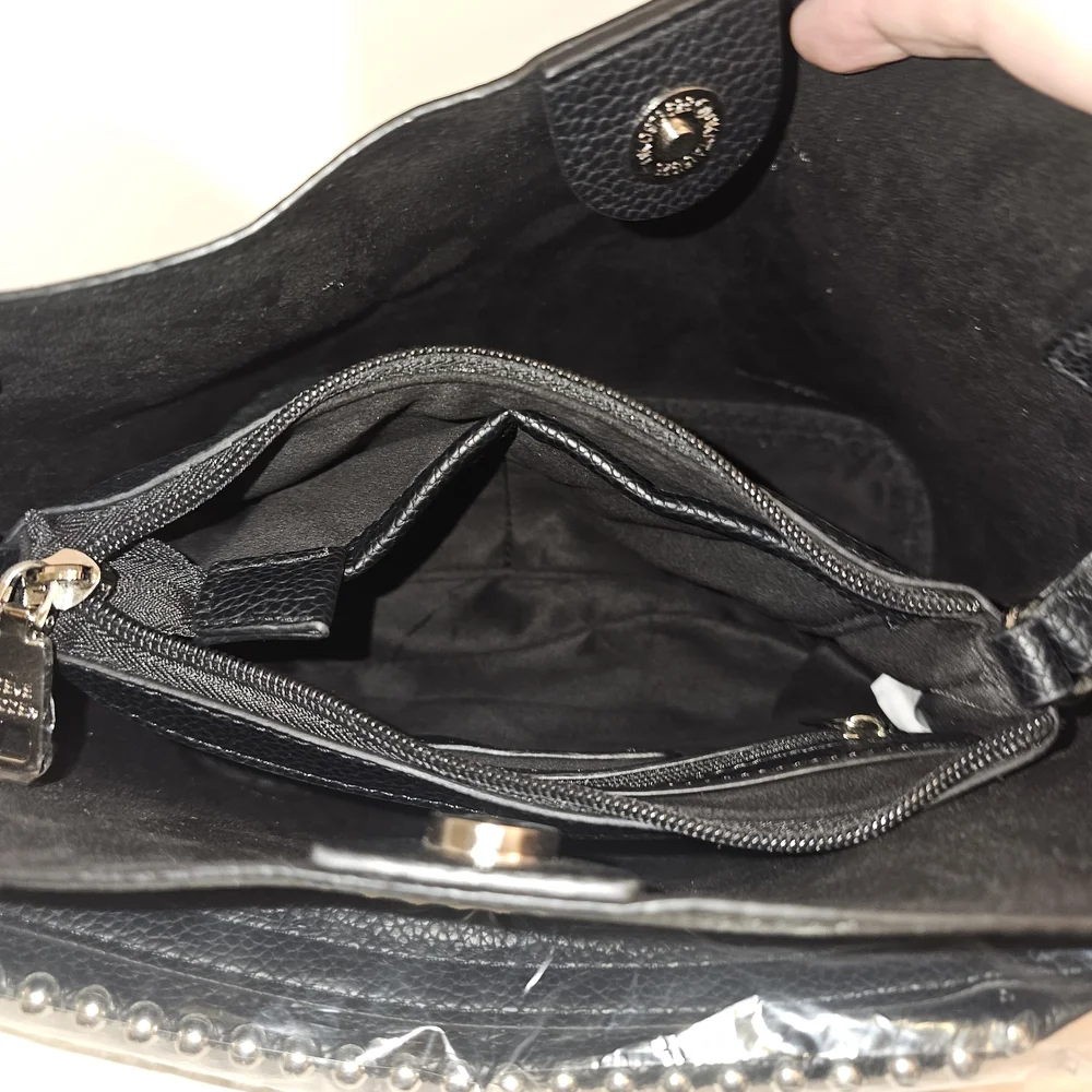 Steve Madden Bucket Bag With Studded Shoulder Strap And Crossbody Strap NWTs